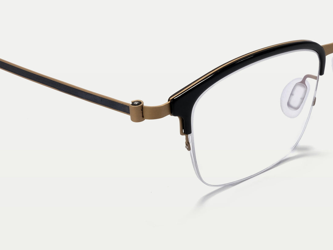 Parker | Superlight Semi-Rimless Screwless Eyeglasses