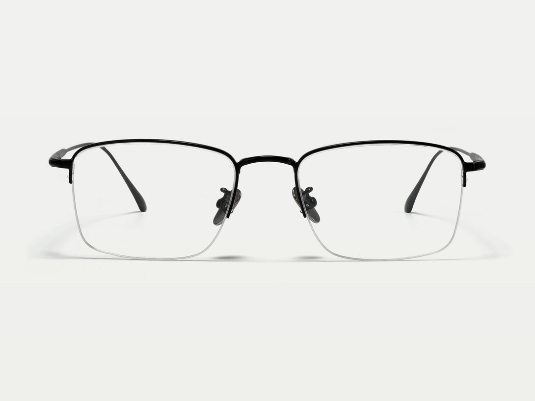 Gatsby | ZanyLen Classic Designed Semi-Rimless Titanium Eyeglasses