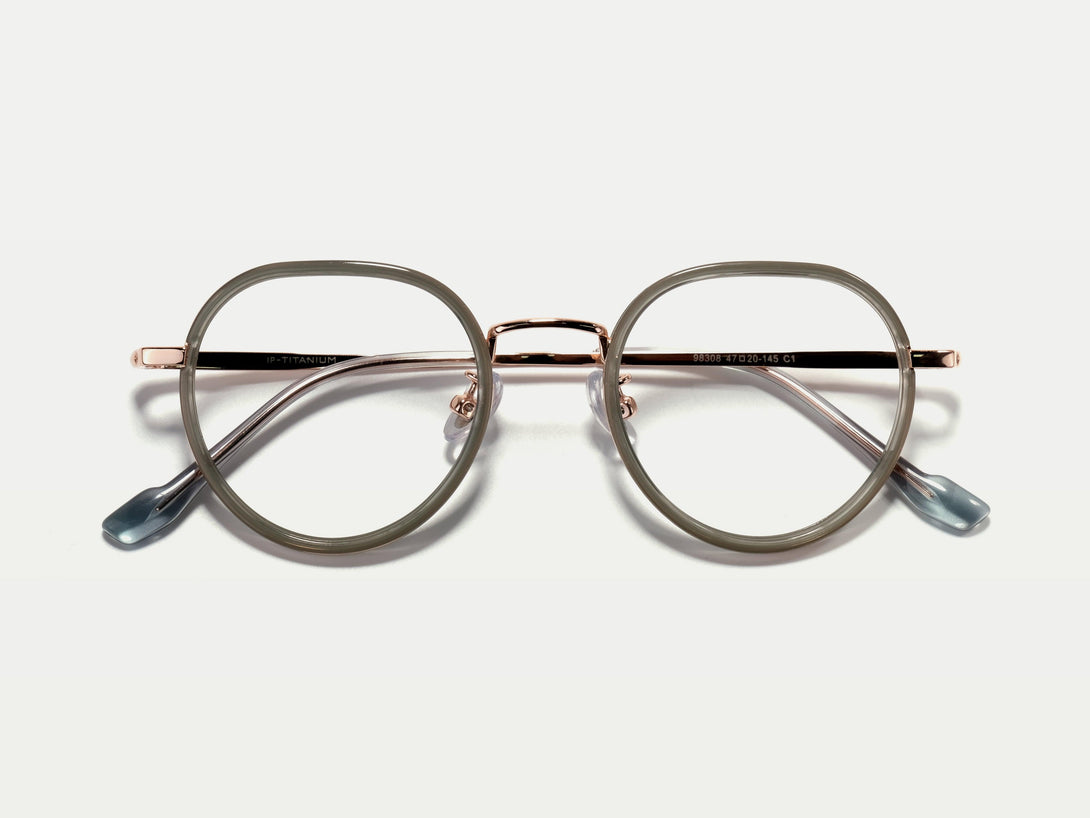 Cindy | Stylish  Lightweight Acetate & Titanium Oval Eyeglasses