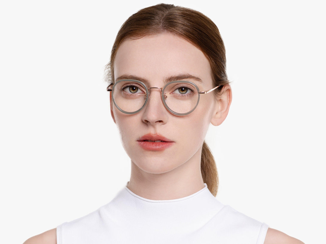 Ruby | Lightweight & Fashionable Geometric Crystal Eyeglasses