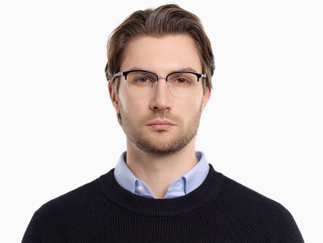 Parker | Superlight Semi-Rimless Screwless Eyeglasses