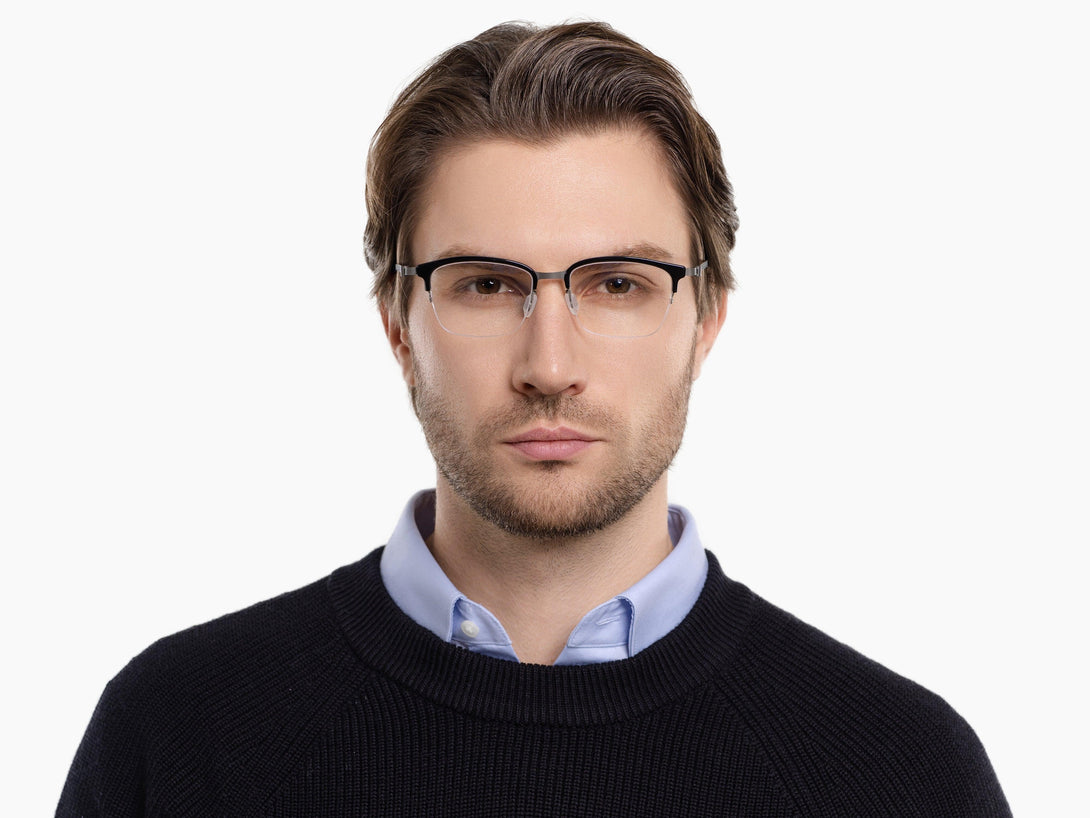 Parker | Superlight Semi-Rimless Screwless Eyeglasses