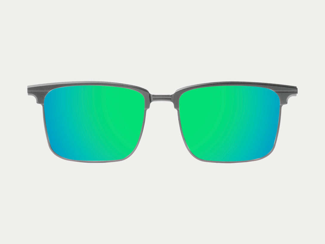 Alan Magnetic Clip-on | Gunmetal Frame