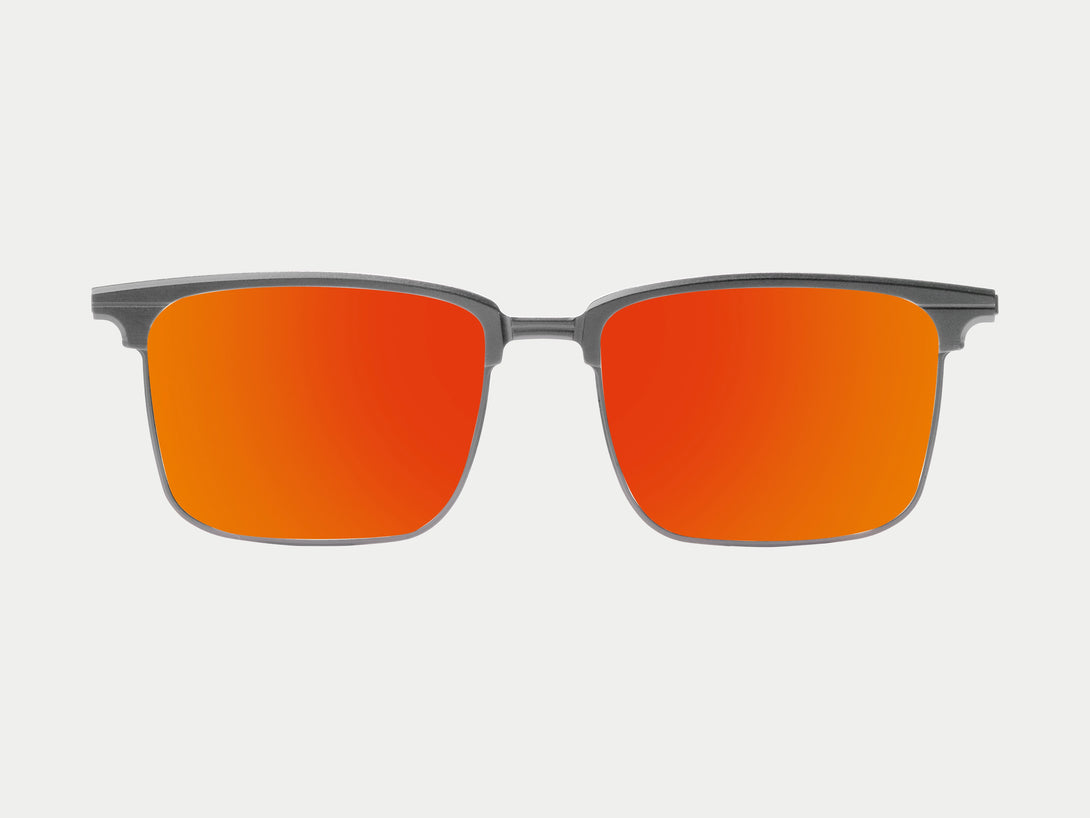 Alan Magnetic Clip-on | Gunmetal Frame