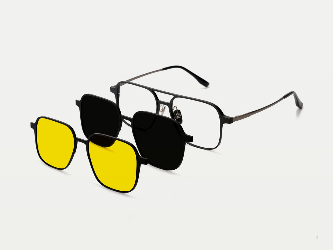 Arnold | Magnetic Clip-on Eyeglasses Sunglasses | ZanyLen Best Sellers