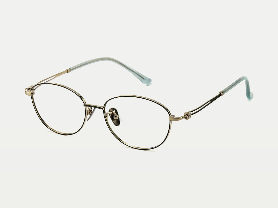 Athena | Elegant Titanium Thin Wire Oval Eyeglasses | ZanyLen 2024 New Arrival