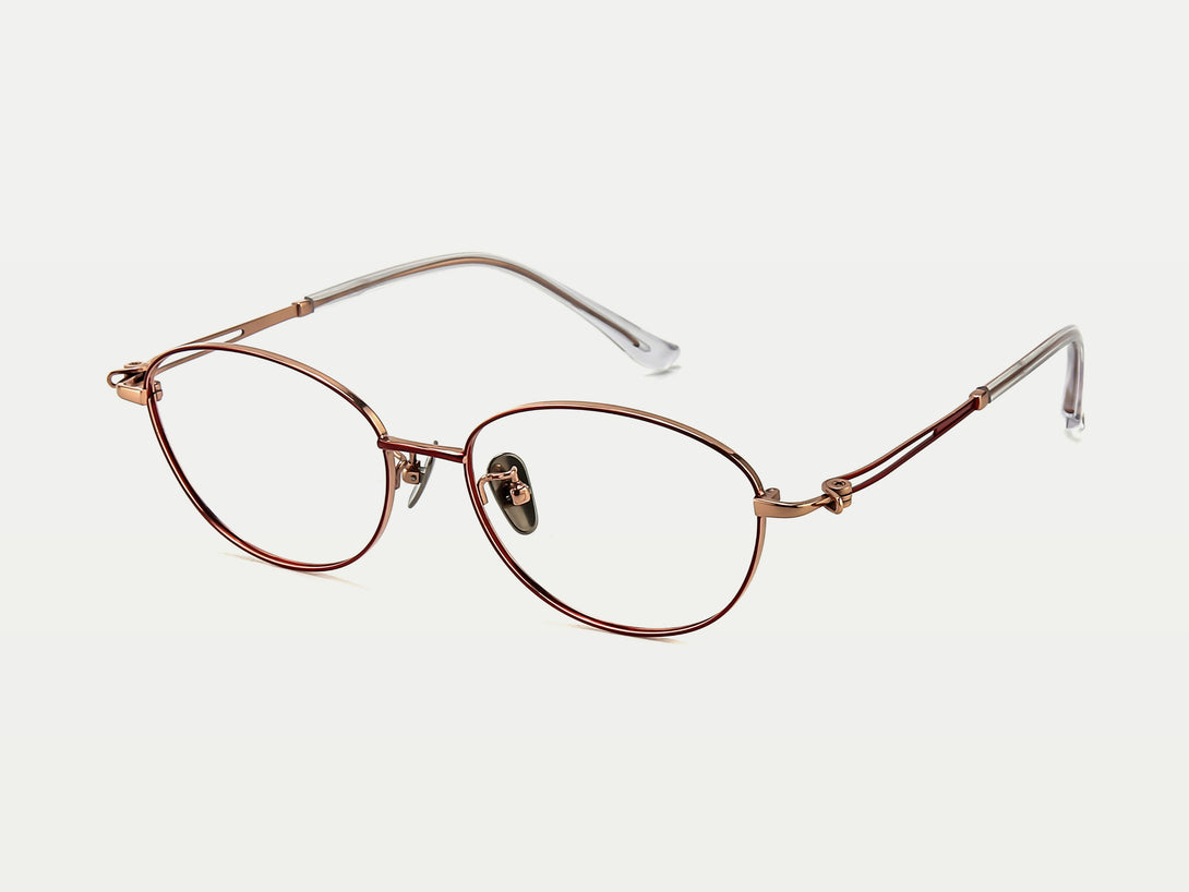 Athena | Elegant Titanium Thin Wire Oval Eyeglasses | ZanyLen 2024 New Arrival