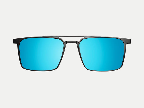 Color_Polarized Mirrored Blue Lens