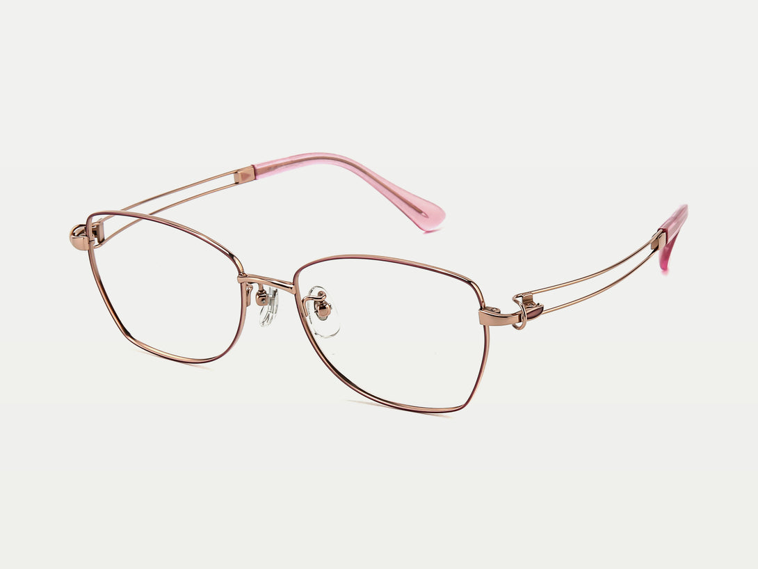 Bertha |  Lightweight Titanium Thin Wire Glasses | ZanyLen 2024 New Arrival