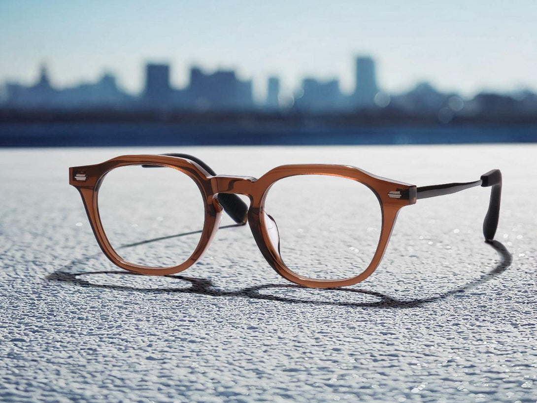 Bowen | Keyhole Bridge Geometirc Acetate Eyeglasses | ZanyLen New Arrival 2025
