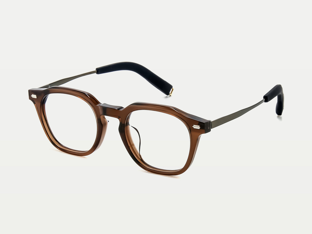 Bowen | Keyhole Bridge Geometirc Acetate Eyeglasses | ZanyLen New Arrival 2024