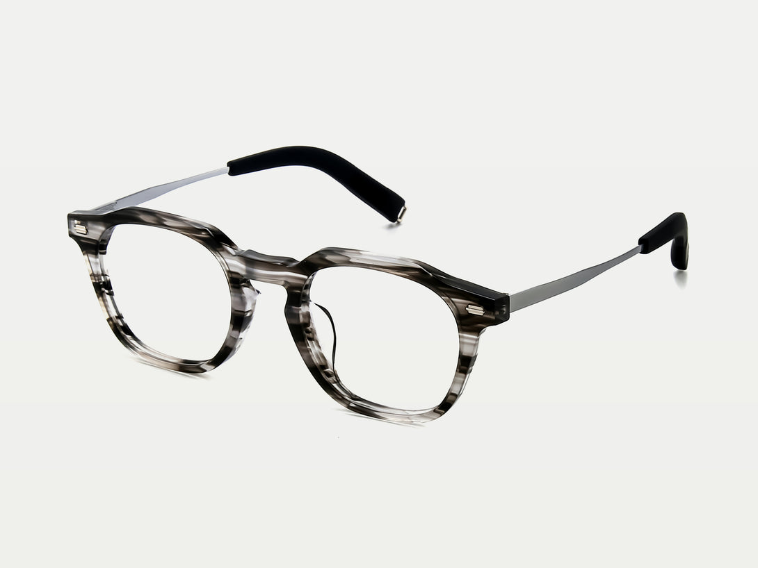 Bowen | Keyhole Bridge Geometirc Acetate Eyeglasses | ZanyLen New Arrival 2024