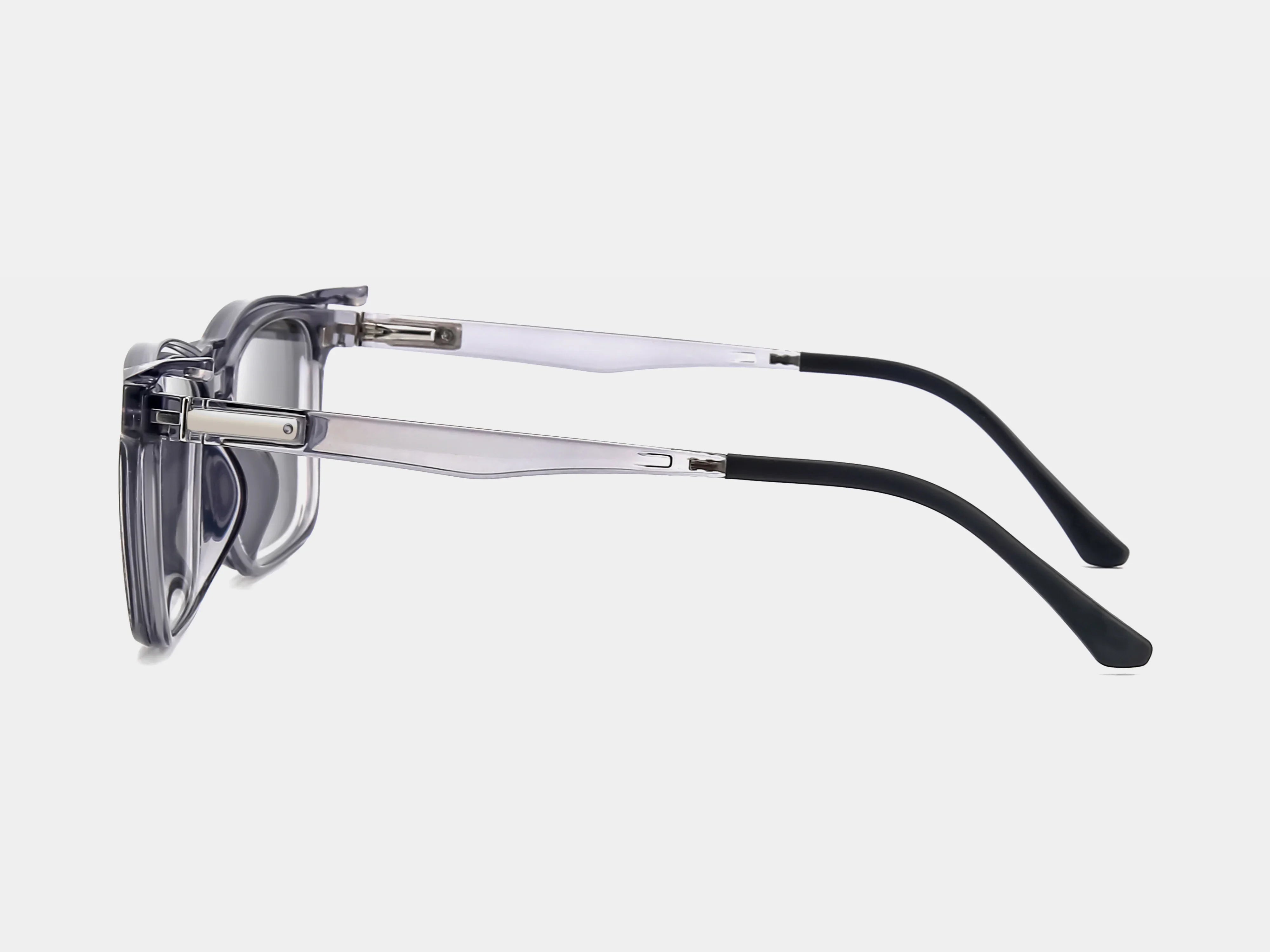 ZanyLen TR90 Rectangle Magnetic Flip-up Clip-on Eyeglasses