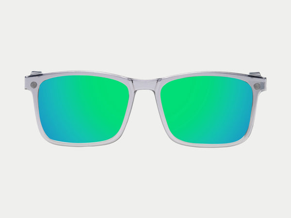 Color_Polarized Mirrored Green Lens