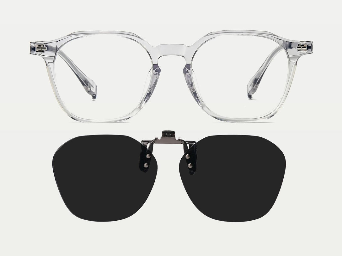 Alexander | Keyhole Geometric Acetate Eyeglasses | ZanyLen Men Eyewear