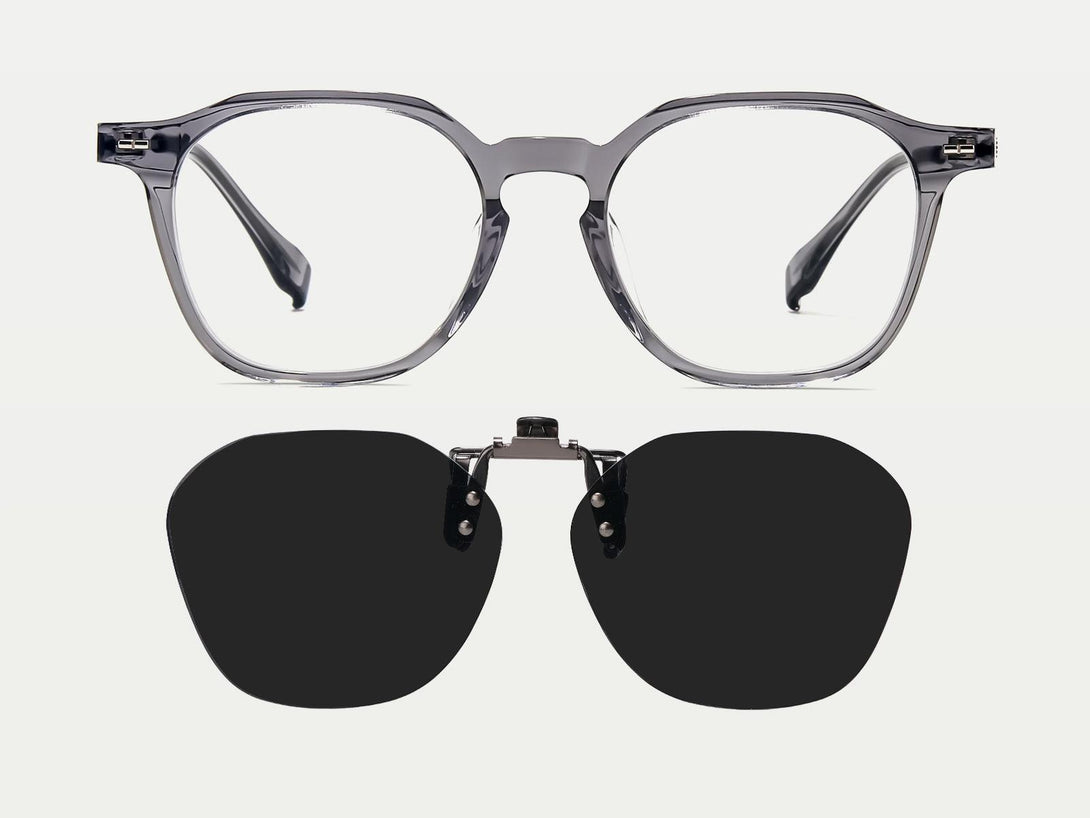 Alexander | Keyhole Geometric Acetate Eyeglasses | ZanyLen Men Eyewear