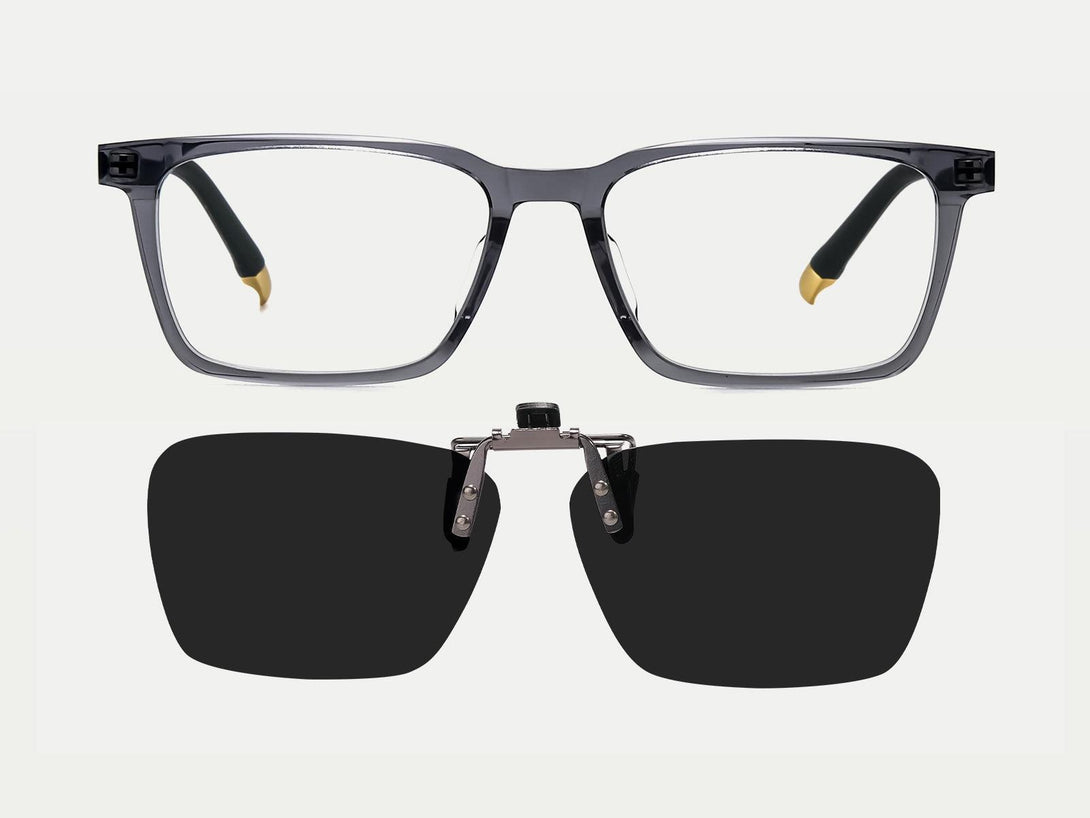 Dominic | Leisure Rectangular Acetate Eyeglasses | ZanyLen New Arrival 2024