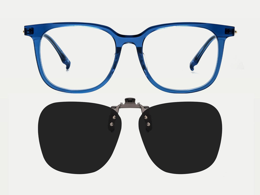 Charles | Classical Square Acetate Eyeglasses | ZanyLen New Arrival