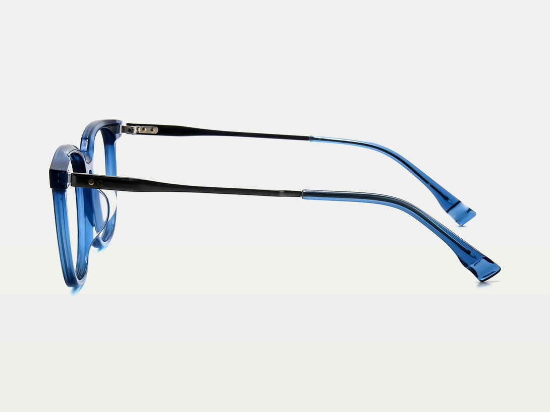 Charles | Classical Square Acetate Eyeglasses | ZanyLen New Arrival