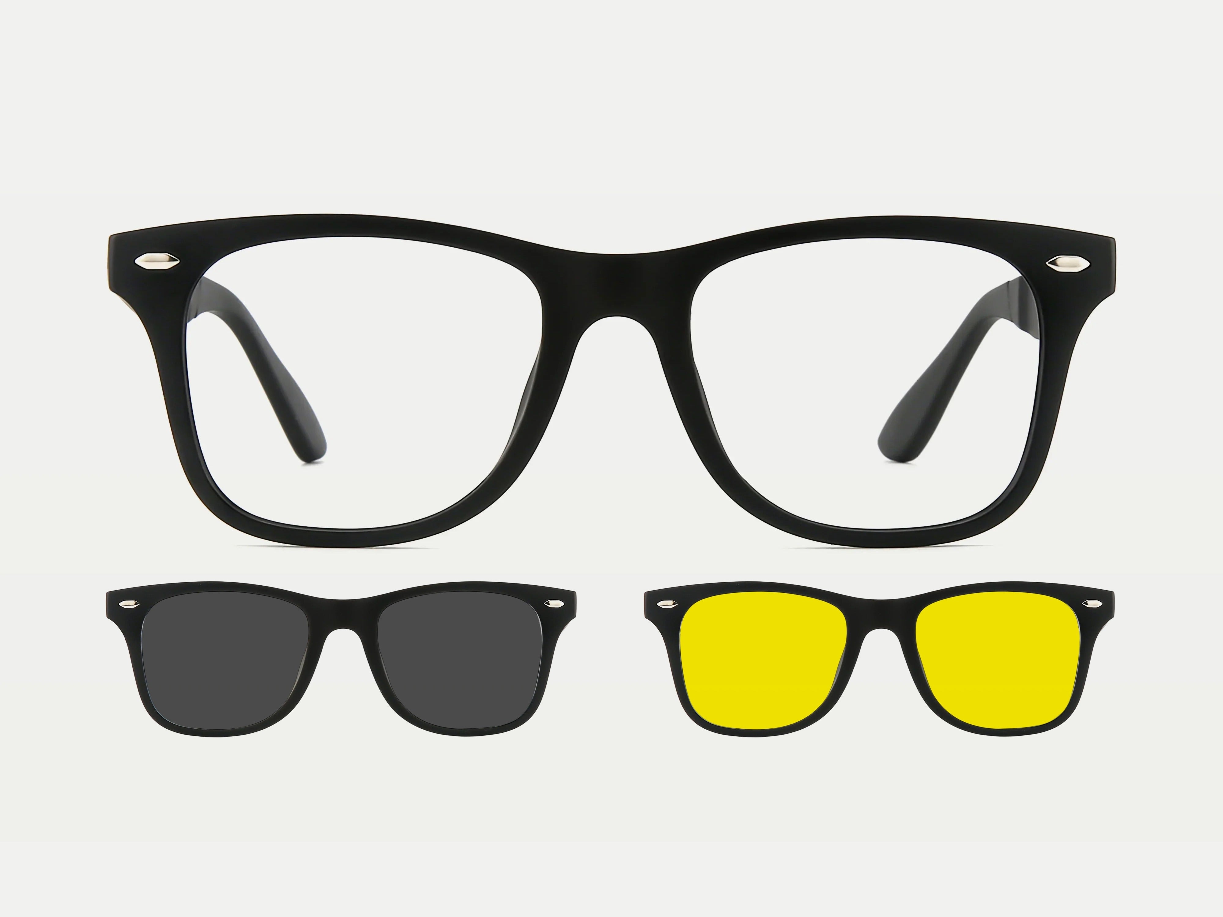 Chester TR90 Aviator Stylish Magnetic Clip-on Eyeglasses