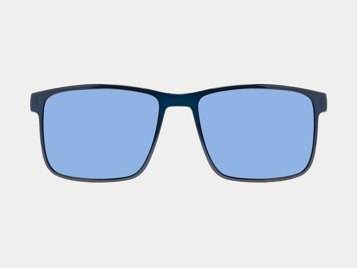 レイン ZanyLen Men TR90 Blue Polarized Magnetic Clip-on Glasses