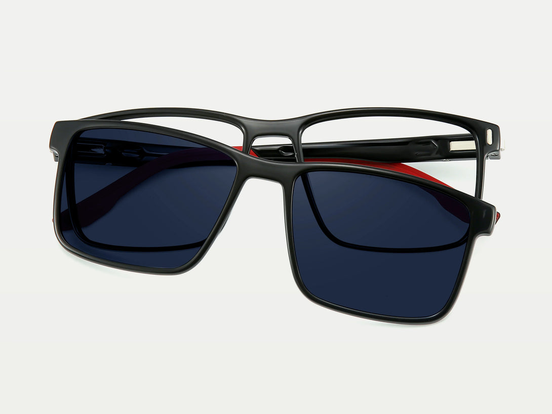 Colt | Magnetic Sporty Clip-on Eyeglasses Sunglasses | ZanyLen New