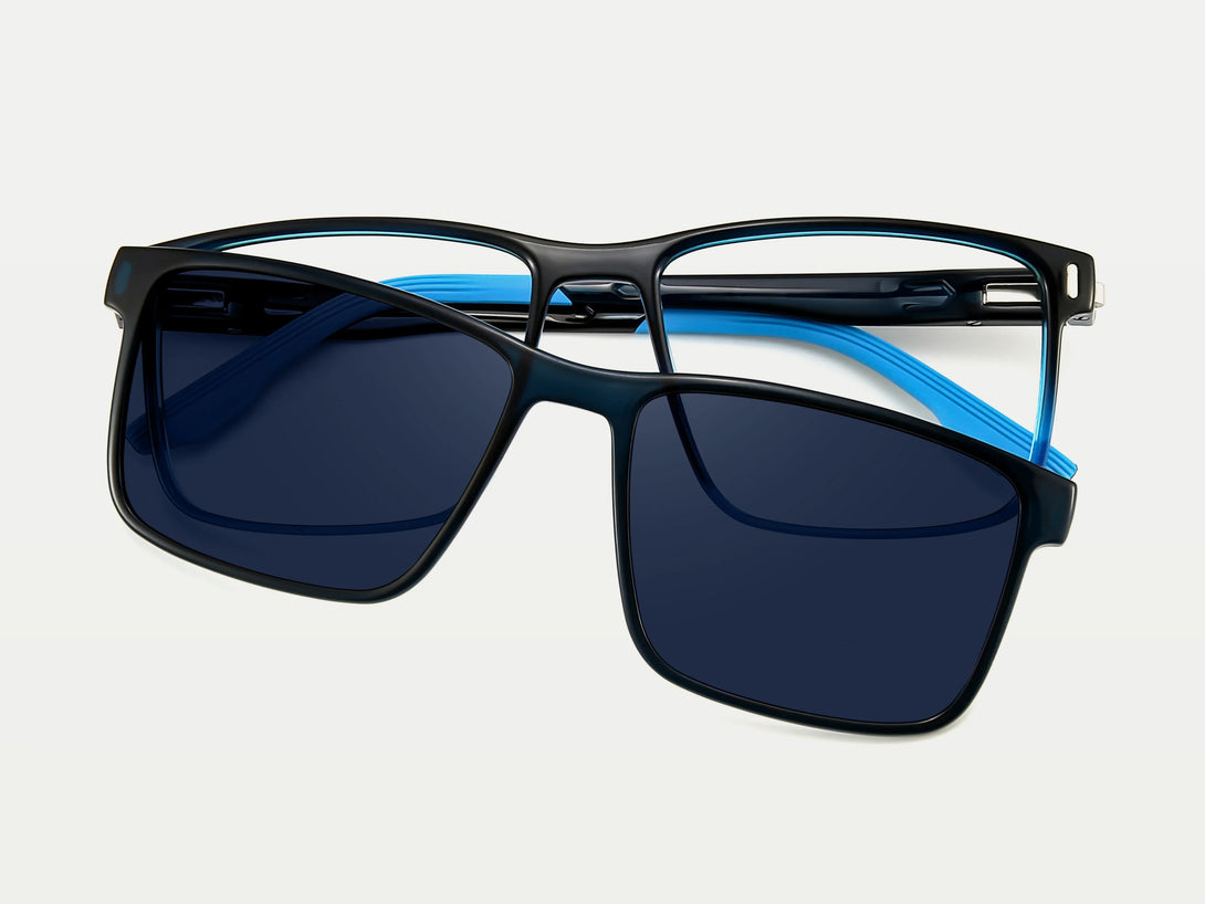 Colt | Magnetic Sporty Clip-on Eyeglasses Sunglasses | ZanyLen New