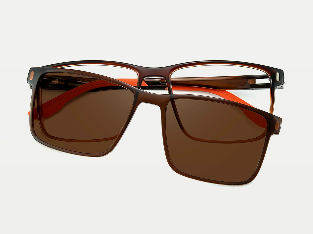 Colt | Magnetic Sporty Clip-on Eyeglasses Sunglasses | ZanyLen New