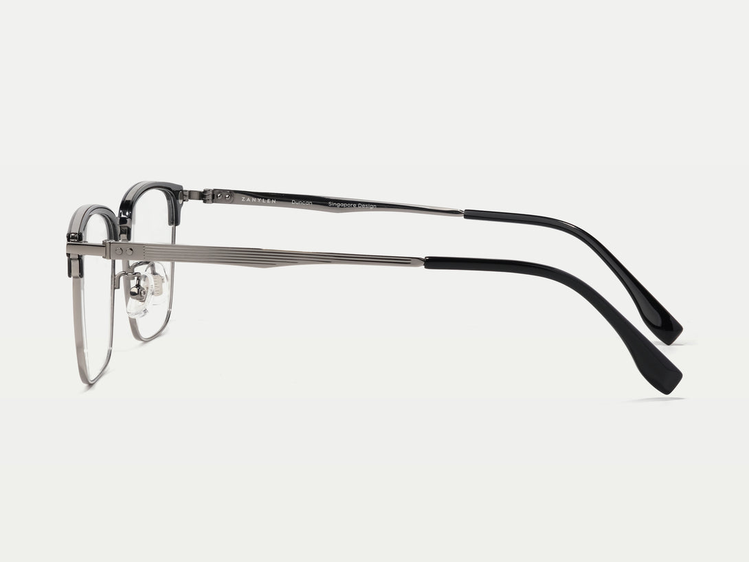 Duncan | Extra Large Flip-up Magnetic Clip-on Eyeglasses Sunglasses | ZanyLen New