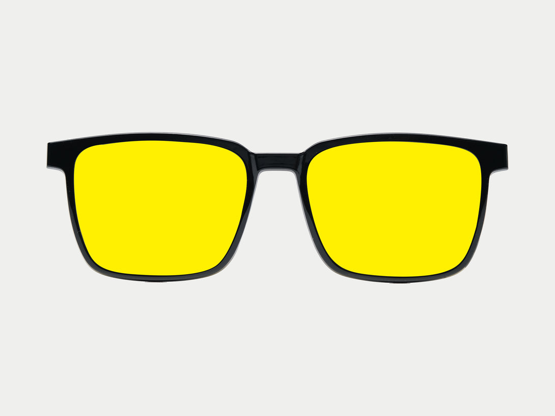 Ford Magnetic Clip-on | Black Frame
