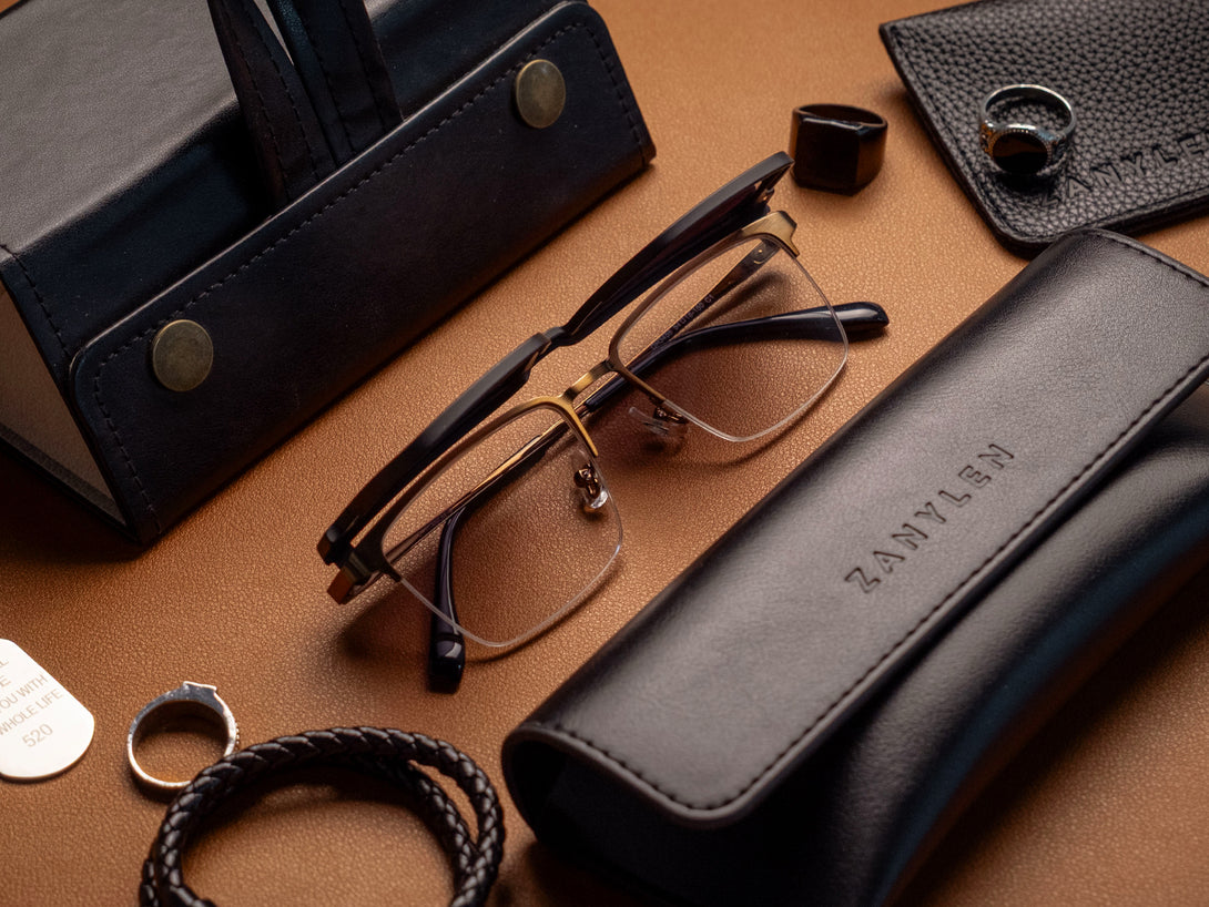 Gavin | Magnetic Flip-up Clip-on Eyeglasses Sunglasses | ZanyLen New
