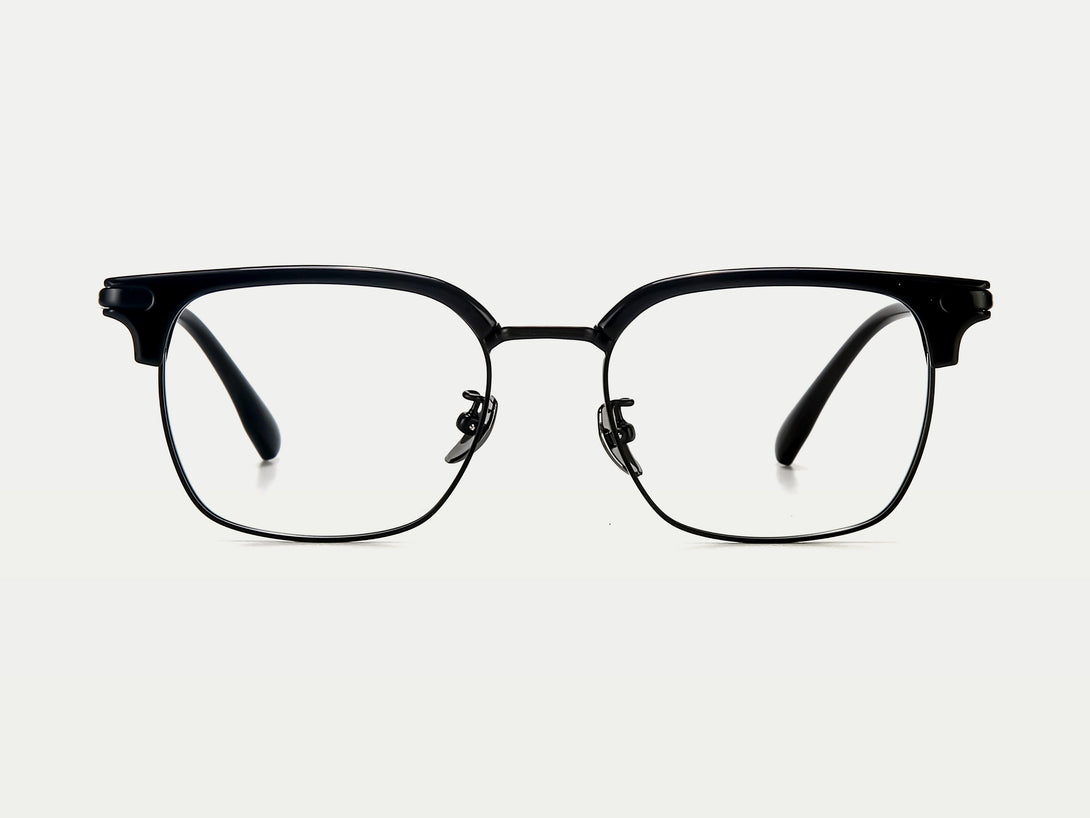 Brunson | Trendy Browline  Eyeglasses | ZanyLen 2024 New Arrival