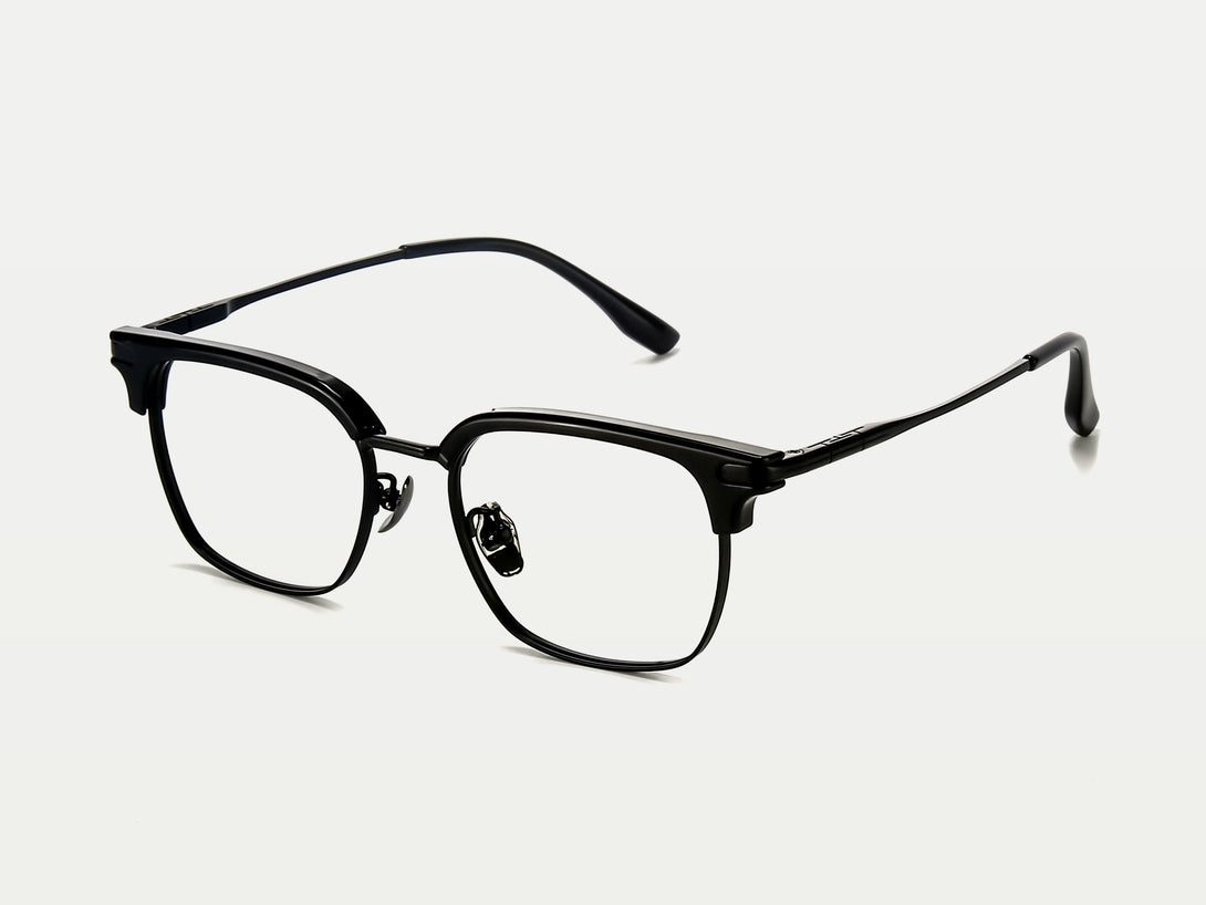 Brunson | Trendy Browline  Eyeglasses | ZanyLen 2024 New Arrival