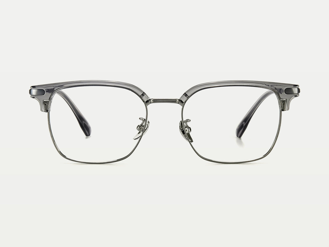 Brunson | Trendy Browline  Eyeglasses | ZanyLen 2024 New Arrival