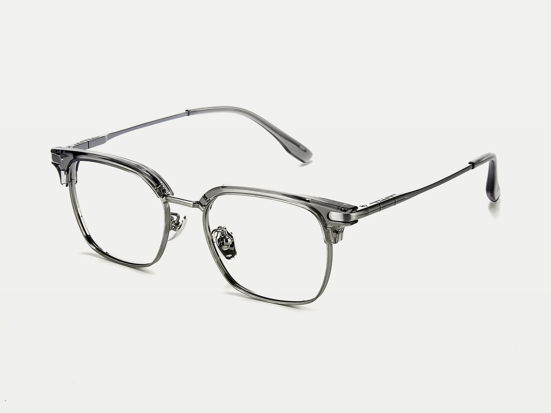 Brunson | Trendy Browline  Eyeglasses | ZanyLen 2024 New Arrival