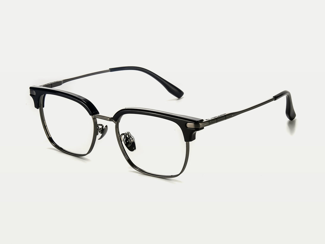 Brunson | Trendy Browline  Eyeglasses | ZanyLen 2024 New Arrival