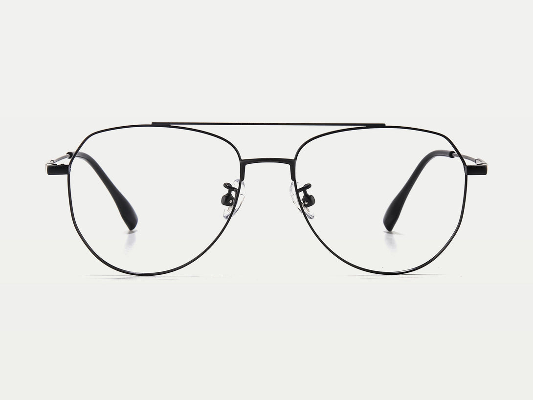 Wayne | Timeless Double Bridge Aviator Glasses | ZanyLen 2024 Best Seller