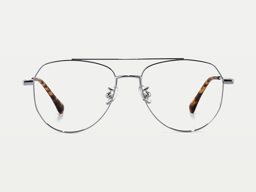 Wayne | Timeless Double Bridge Aviator Glasses | ZanyLen 2024 Best Seller