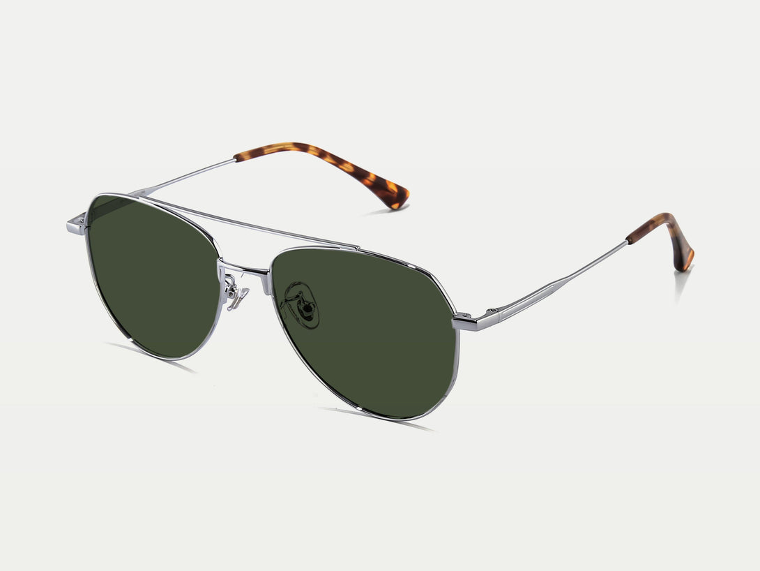 Ogden | Trendy Aviator Thin Wire Polarized Sunglasses | 2024 New Arrival