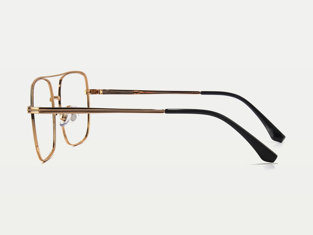 Archibald | Thin Wire Double Bridge Aviator Glasses | ZanyLen New Arrival 2024