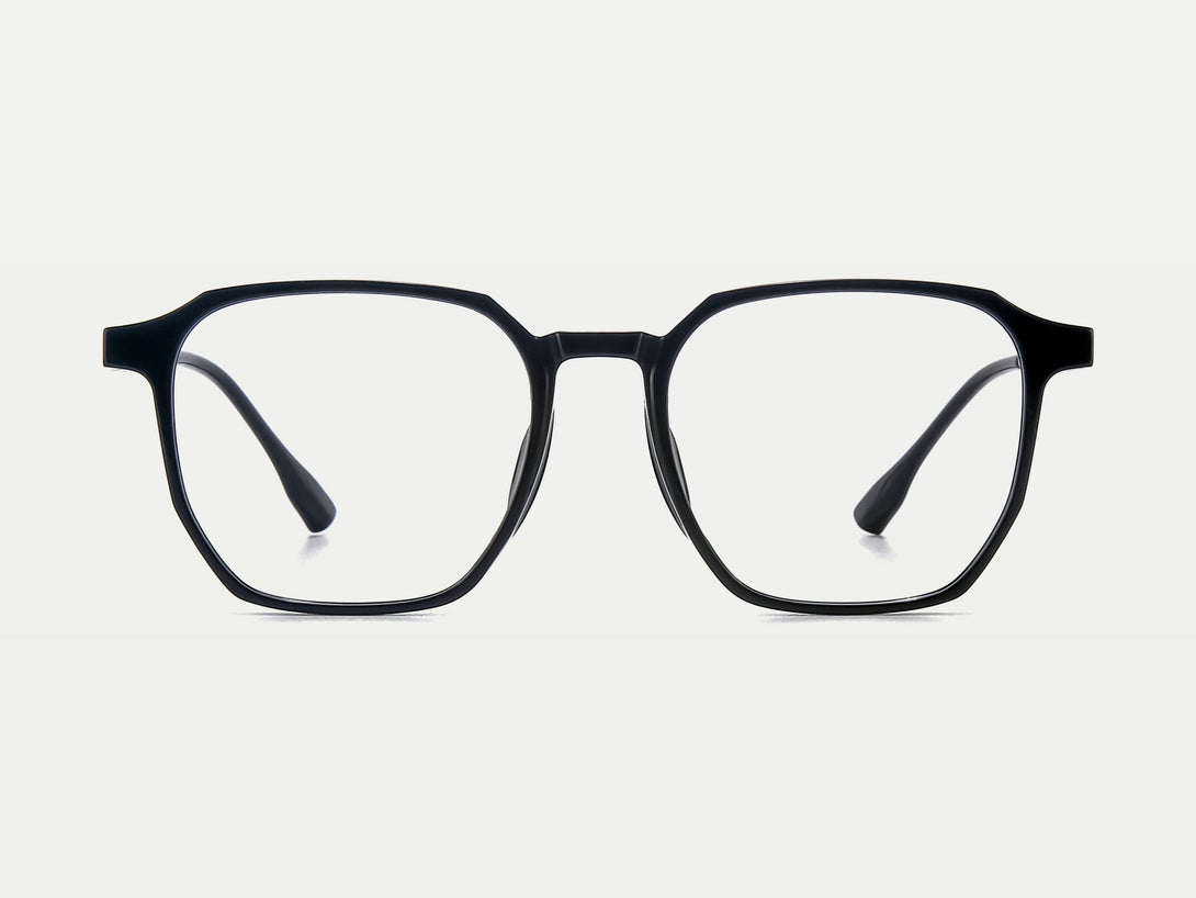 Ferdinand | ZanyLen Leisure Ombre Transparent Geometric Eyeglasses