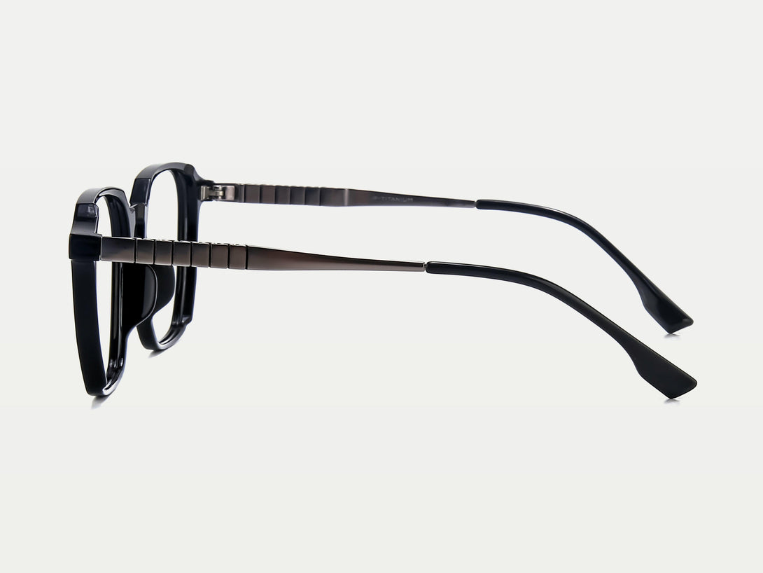 Ferdinand | ZanyLen Leisure Ombre Transparent Geometric Eyeglasses