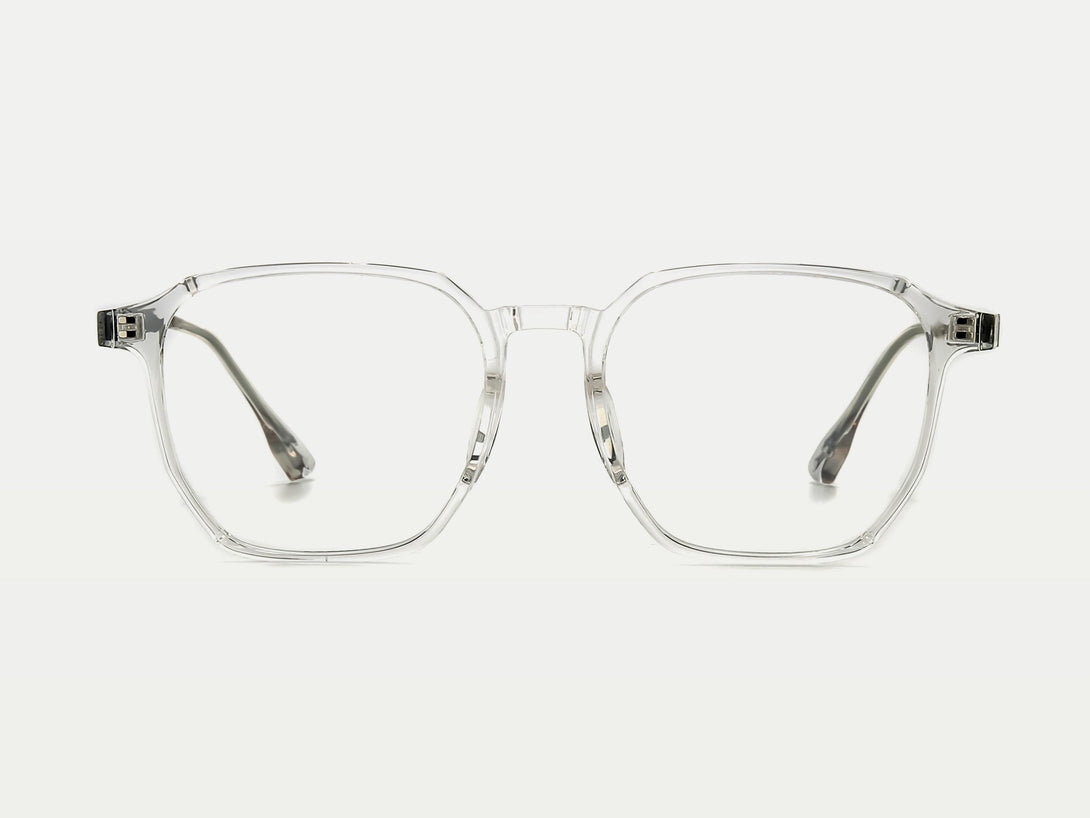 Ferdinand | ZanyLen Leisure Ombre Transparent Geometric Eyeglasses