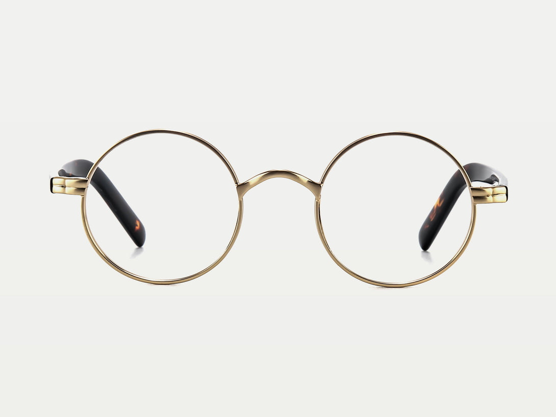 Kaleb | Unique Retro-Vintage Round Titanium And Acetate Eyeglasses