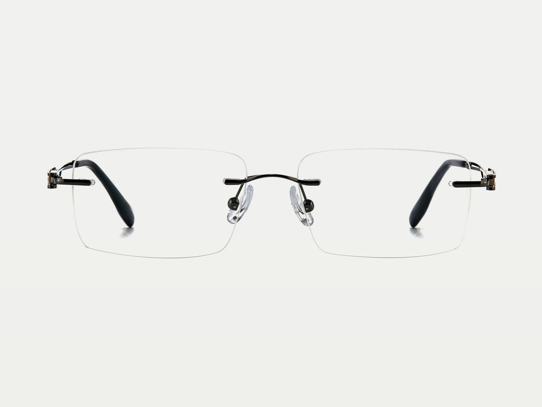 Bennett | Classic Superlight Rimless Rectangular Titanium Eyeglasses