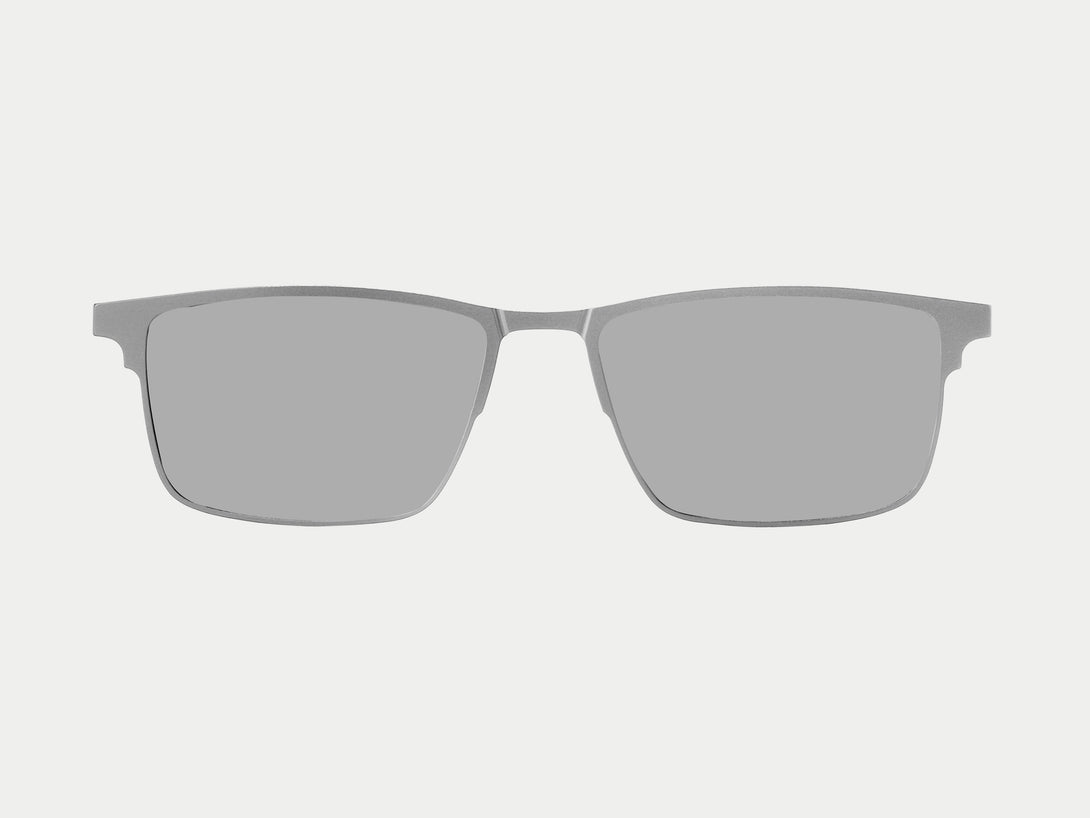 Jensen Magnetic Clip-on | Silver Frame