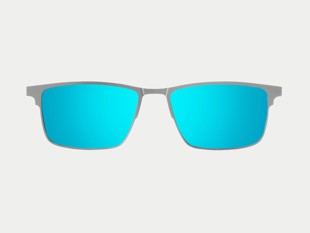 Jensen Magnetic Clip-on | Silver Frame