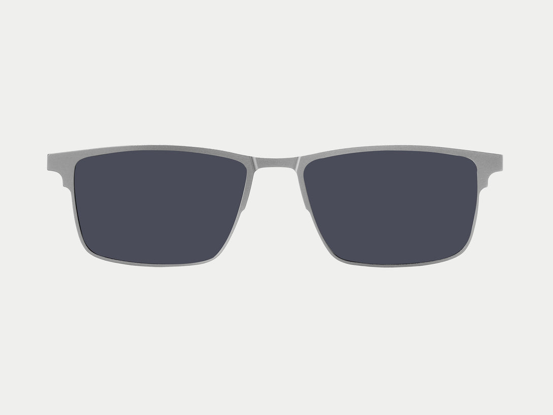 Jensen Magnetic Clip-on | Silver Frame