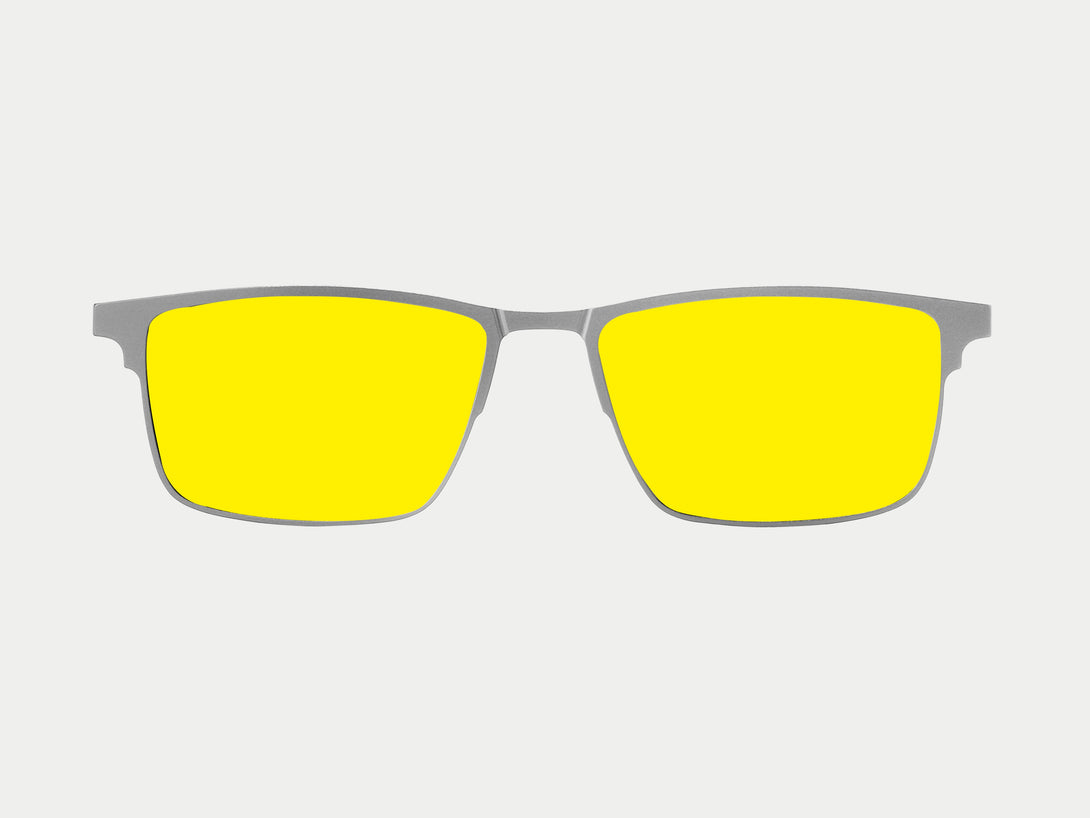 Jensen Magnetic Clip-on | Silver Frame