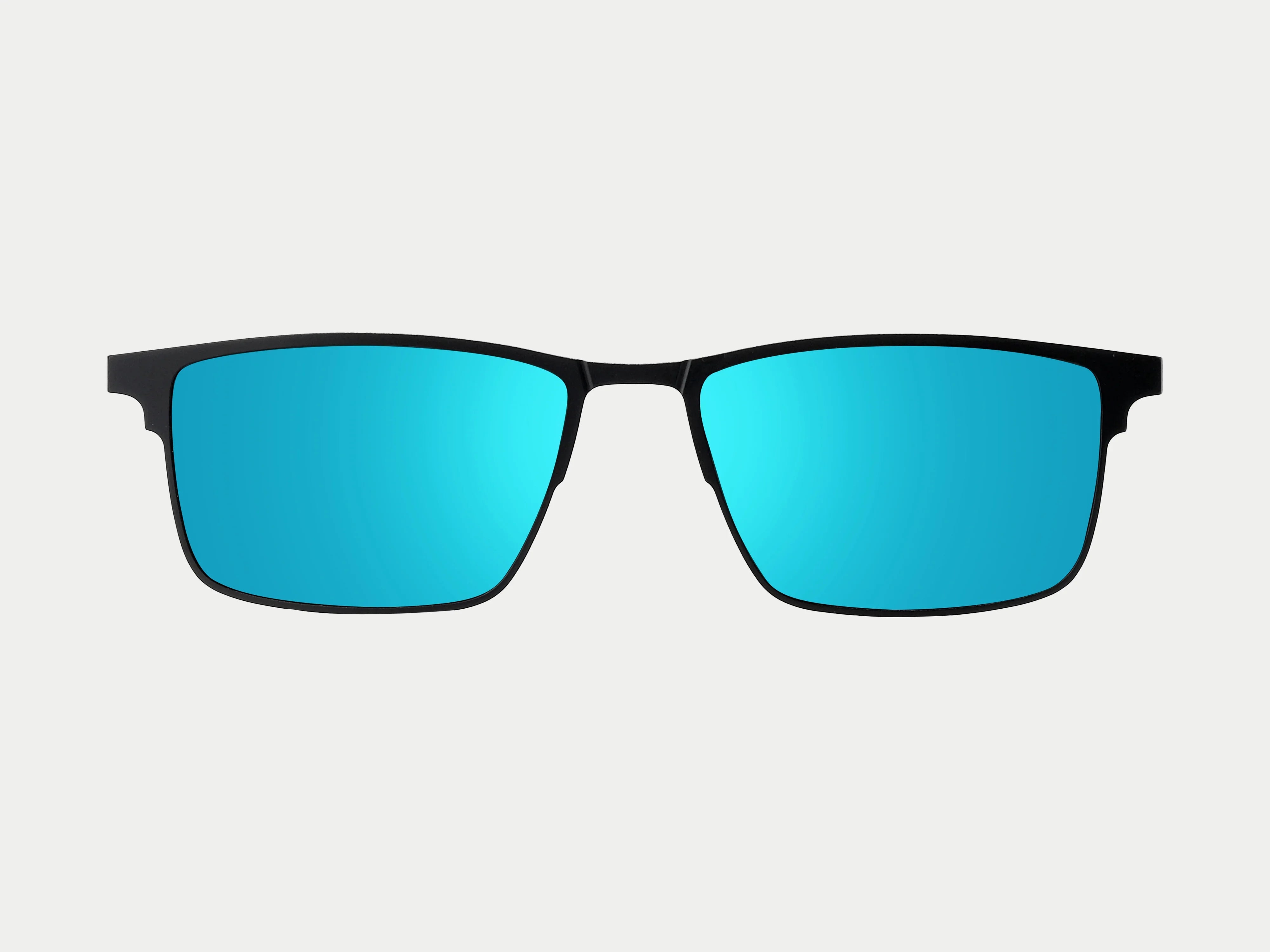 ZanyLen Jensen Men Black Magnetic Polarized Clip-on Glasses